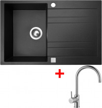 Sinks GRANDE 800 Metalblack+VITALIA  